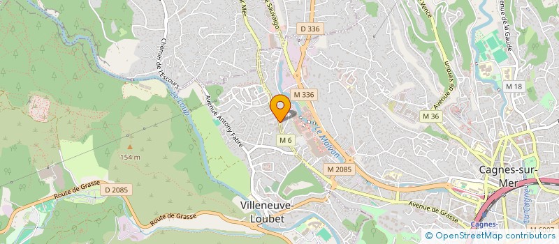localisation de l'entreprise TRANSPORTS DE VILLENEUVE LOUBET à VILLENEUVE-LOUBET