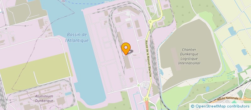 localisation de l'entreprise TRANSPORTS DE VITS FRANCE SARL  LOON-PLAGE