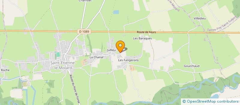 localisation de l'entreprise TRANSPORTS DECOMBE  SAINT-ETIENNE-LE-MOLARD