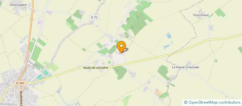localisation de l'entreprise TRANSPORTS DEGENNES BENOIT à MIREBEAU
