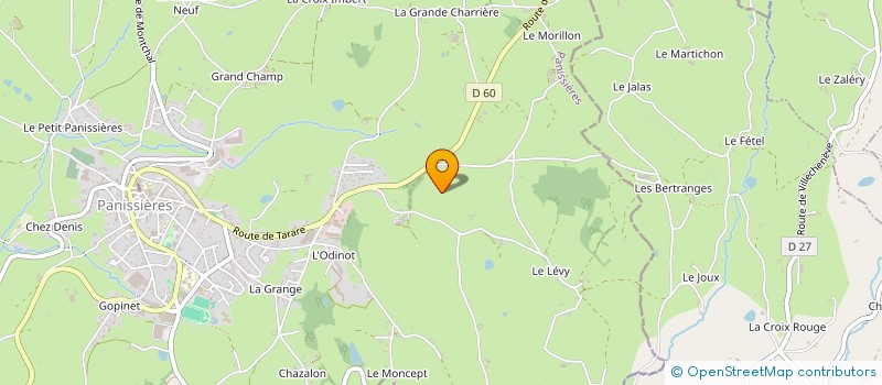 localisation de l'entreprise TRANSPORTS DEJOIN  COTTANCE