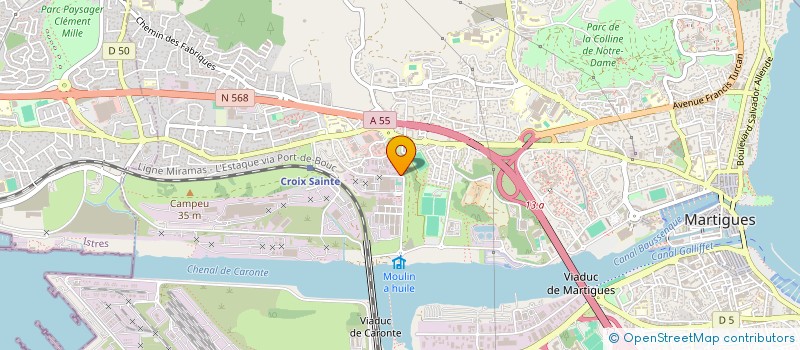 localisation de l'entreprise TRANSPORTS DEL ZOTTO à MARTIGUES