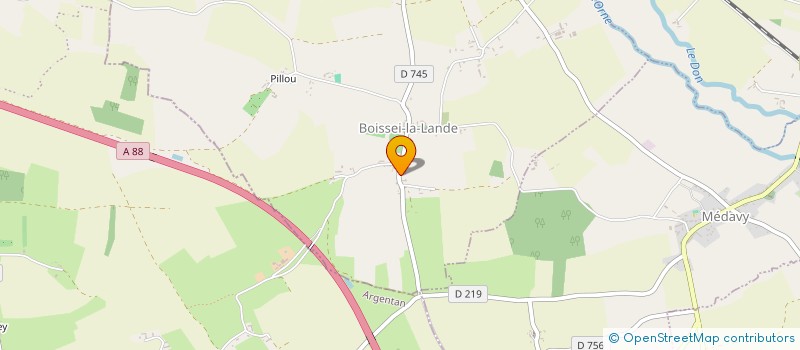 localisation de l'entreprise TRANSPORTS DELAHAYE à BOISSEI-LA-LANDE