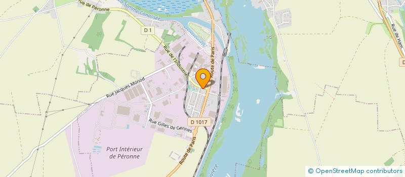 localisation de l'entreprise TRANSPORTS DELAIGLE à PERONNE