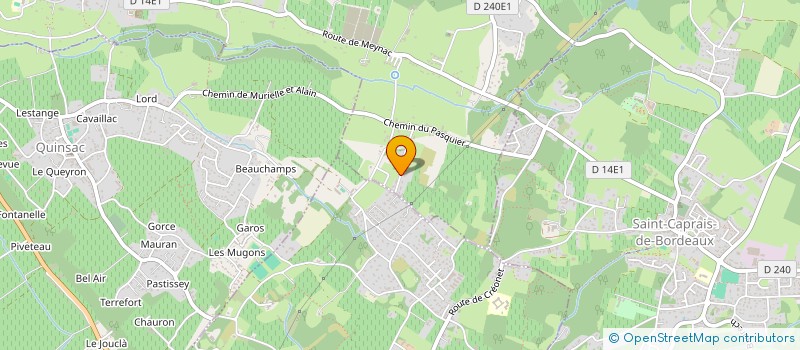 localisation de l'entreprise TRANSPORTS DELAIRE  CAMBLANES-ET-MEYNAC