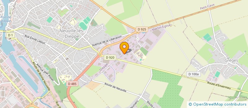 localisation de l'entreprise TRANSPORTS DELANNOY à DIEPPE