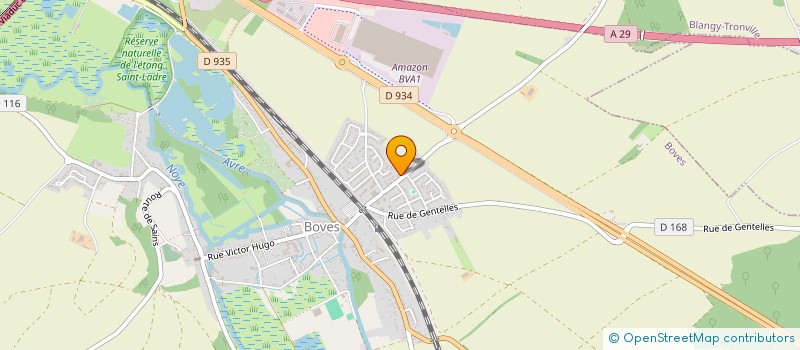 localisation de l'entreprise TRANSPORTS DELCROIX JL à BOVES