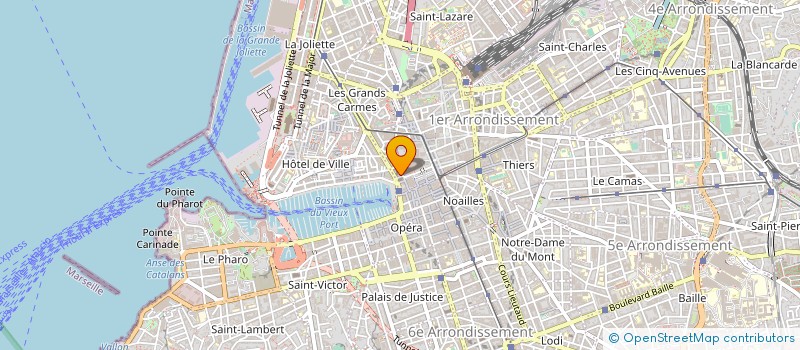 localisation de l'entreprise TRANSPORTS DELLOUL à MARSEILLE 1ER