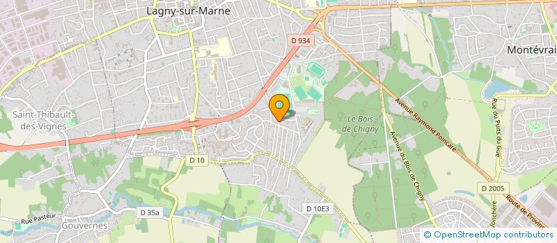 localisation de l'entreprise TRANSPORTS DEMENAGEMENTS BAROIN  LAGNY-SUR-MARNE