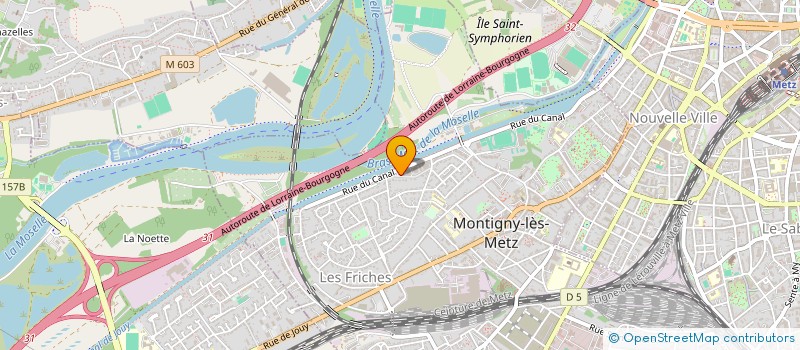 localisation de l'entreprise TRANSPORTS DEMENAGEMENTS BERG à MONTIGNY-LES-METZ