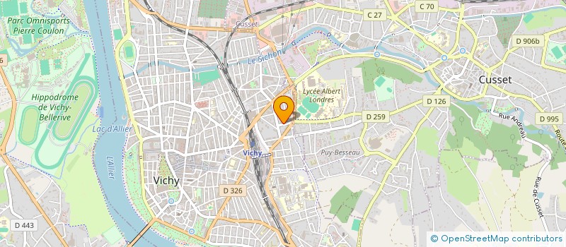 localisation de l'entreprise TRANSPORTS DEMENAGEMENTS BRANCHER à VICHY