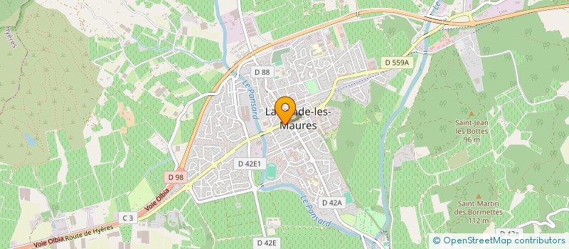 localisation de l'entreprise TRANSPORTS DEMENAGEMENTS CAP AU SUD  LA LONDE-LES-MAURES