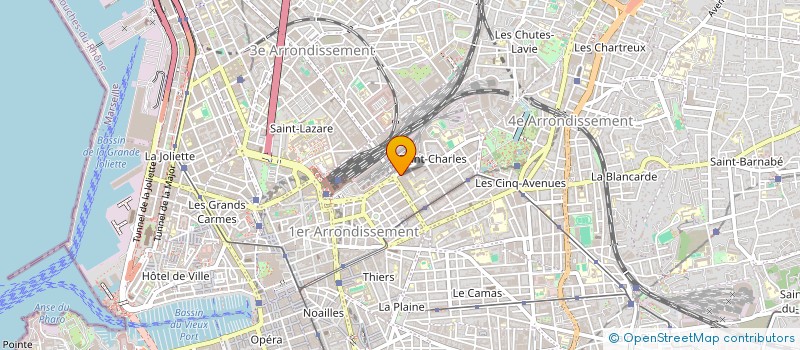 localisation de l'entreprise TRANSPORTS-DEMENAGEMENTS COSTES à MARSEILLE