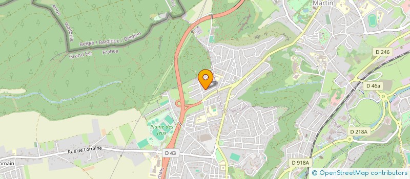 localisation de l'entreprise TRANSPORTS DEMENAGEMENTS GUERY SALUCCI à LONGWY