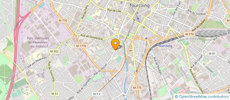 localisation de l'entreprise TRANSPORTS DENIS LEPERS à TOURCOING