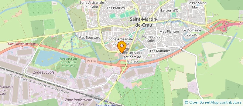 localisation de l'entreprise TRANSPORTS DEPANNAGES SERVICES à SAINT-MARTIN-DE-CRAU