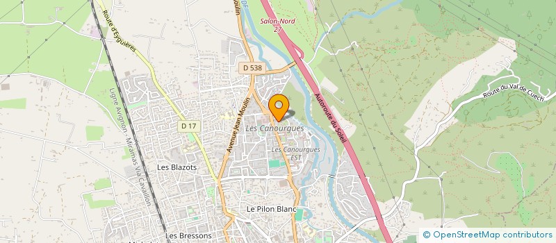 localisation de l'entreprise TRANSPORTS DEPLACEMENTS ENVIR SECURITE  SALON-DE-PROVENCE