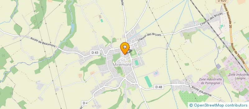 localisation de l'entreprise TRANSPORTS DEQUERD à MIREMONT