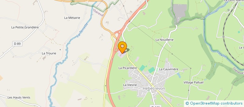 localisation de l'entreprise TRANSPORTS DES BRUYERES à THEREVAL