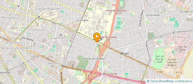 localisation de l'entreprise TRANSPORTS DES CEDRES à BRON