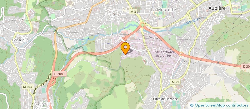 localisation de l'entreprise TRANSPORTS DES VOLCANS D'AUVERGNE  ROMAGNAT