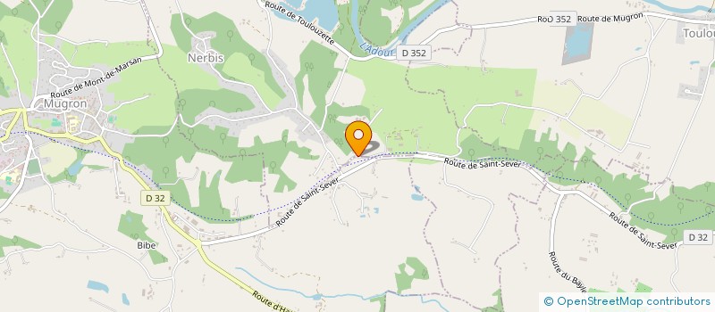 localisation de l'entreprise TRANSPORTS DEZES  NERBIS