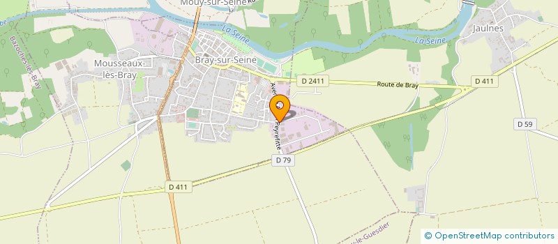 localisation de l'entreprise TRANSPORTS DHONDT ET FILS à BRAY-SUR-SEINE