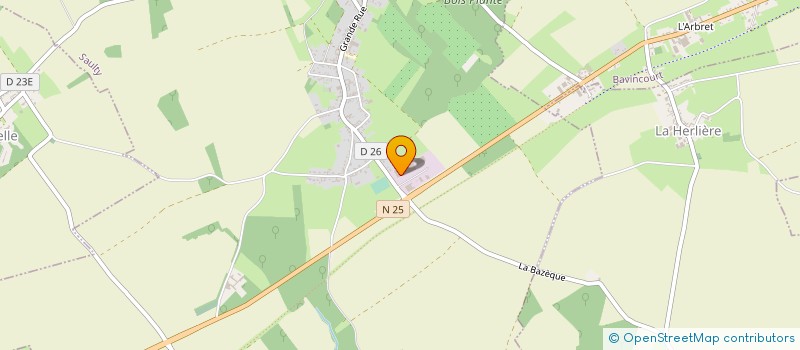 localisation de l'entreprise TRANSPORTS DHOT  SAULTY