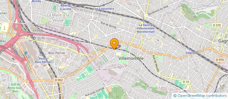 localisation de l'entreprise TRANSPORTS DI  VILLEMOMBLE