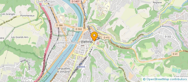 localisation de l'entreprise TRANSPORTS DIDIER à VIENNE