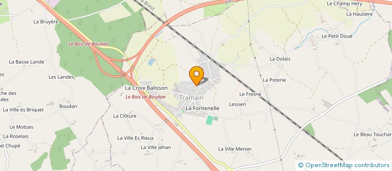 localisation de l'entreprise TRANSPORTS DIMITRI DEJOUE  TRAMAIN