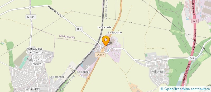 localisation de l'entreprise TRANSPORTS DISTRIBUTION LOGISTIQUE à VILLERON