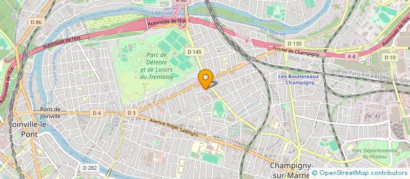 localisation de l'entreprise TRANSPORTS DISTRIBUTION LOGISTIQUE  CHAMPIGNY-SUR-MARNE