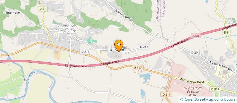 localisation de l'entreprise TRANSPORTS DISTRIBUTION PYRENEENS  VILLENEUVE-DE-RIVIERE