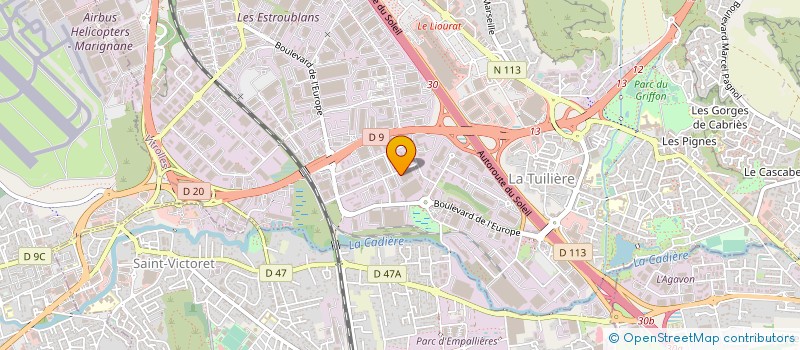 localisation de l'entreprise TRANSPORTS & DISTRIBUTIONS ROUTIERS à VITROLLES
