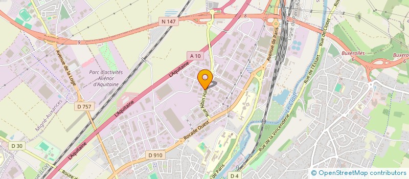 localisation de l'entreprise TRANSPORTS DJABOUR ET COMPAGNIE à POITIERS