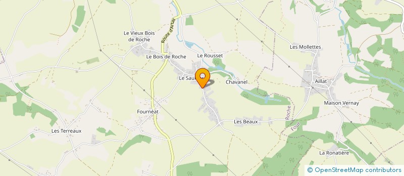 localisation de l'entreprise TRANSPORTS DOMINIQUE  ROCHE