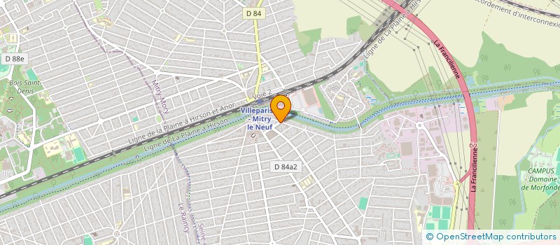 localisation de l'entreprise TRANSPORTS DONAI  VILLEPARISIS