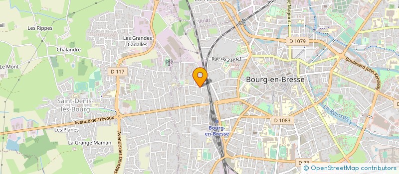 localisation de l'entreprise TRANSPORTS DONDE-TOURAINE à BOURG-EN-BRESSE