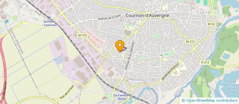 localisation de l'entreprise TRANSPORTS DONNA à COURNON-D'AUVERGNE