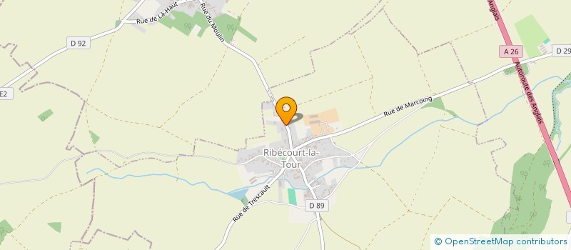 localisation de l'entreprise TRANSPORTS DRANCOURT  RIBECOURT-LA-TOUR