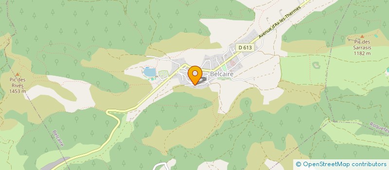 localisation de l'entreprise TRANSPORTS DU PAYS DE SAULT  BELCAIRE