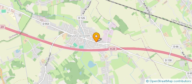 localisation de l'entreprise TRANSPORTS DUFLO PHILIPPE à BEUVRY-LA-FORET