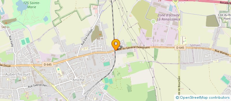 localisation de l'entreprise TRANSPORTS DUFLOT à ANICHE