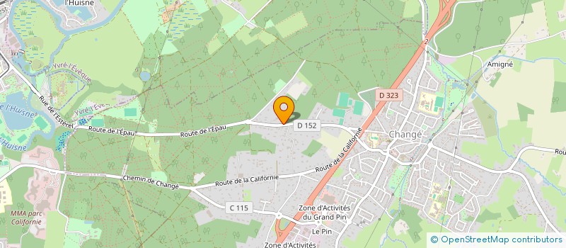 localisation de l'entreprise TRANSPORTS DUPERRAY à CHANGE