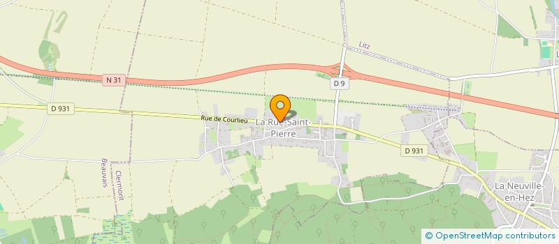 localisation de l'entreprise TRANSPORTS DUPONT  LA RUE-SAINT-PIERRE