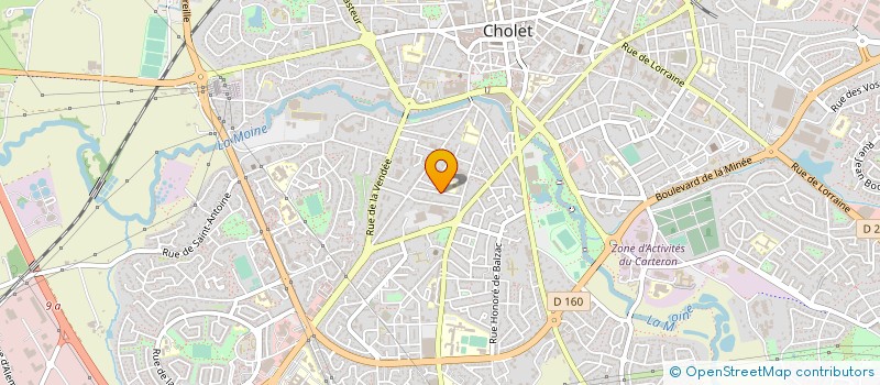 localisation de l'entreprise TRANSPORTS DURAND FRERES à CHOLET