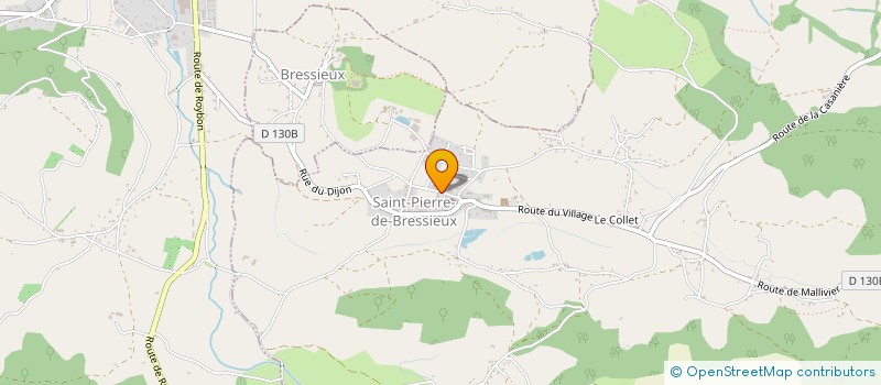 localisation de l'entreprise TRANSPORTS DURAND-LEMI à SAINT-PIERRE-DE-BRESSIEUX