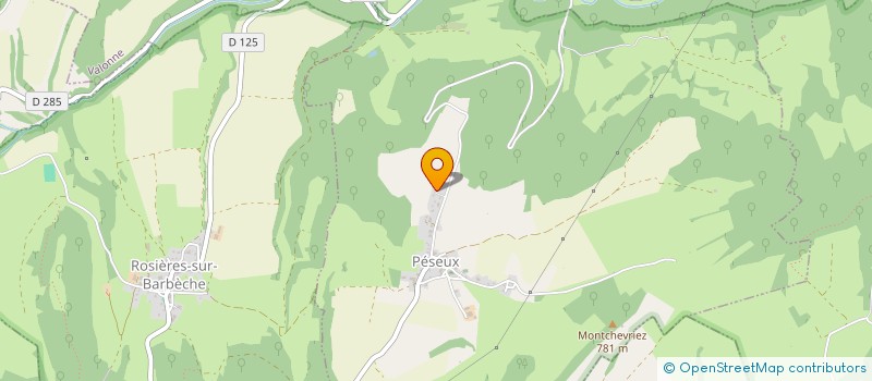 localisation de l'entreprise TRANSPORTS DUTRIEUX  PESEUX