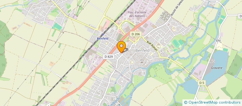 localisation de l'entreprise TRANSPORTS DYNEO  OBENHEIM